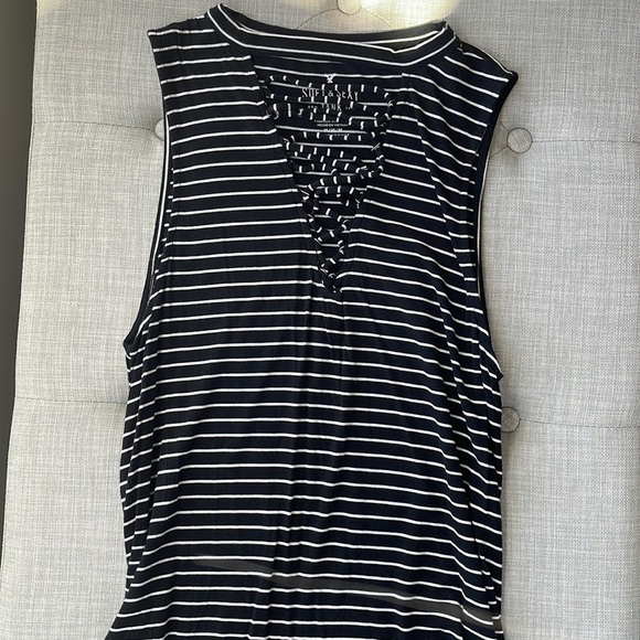 American Eagle Soft & Sexy Stripe Tank - Picture 1 of 3